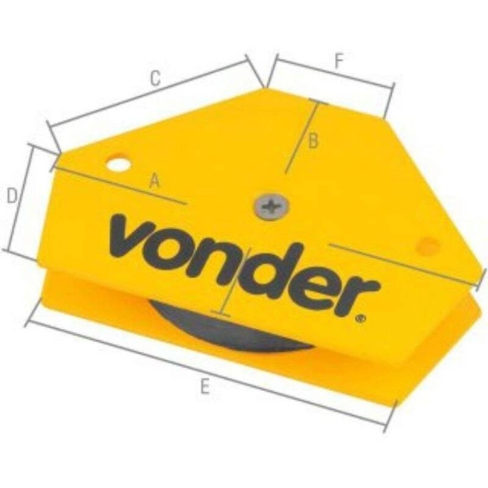 Esquadro Magnético 10Kg Hexagonal Vonder