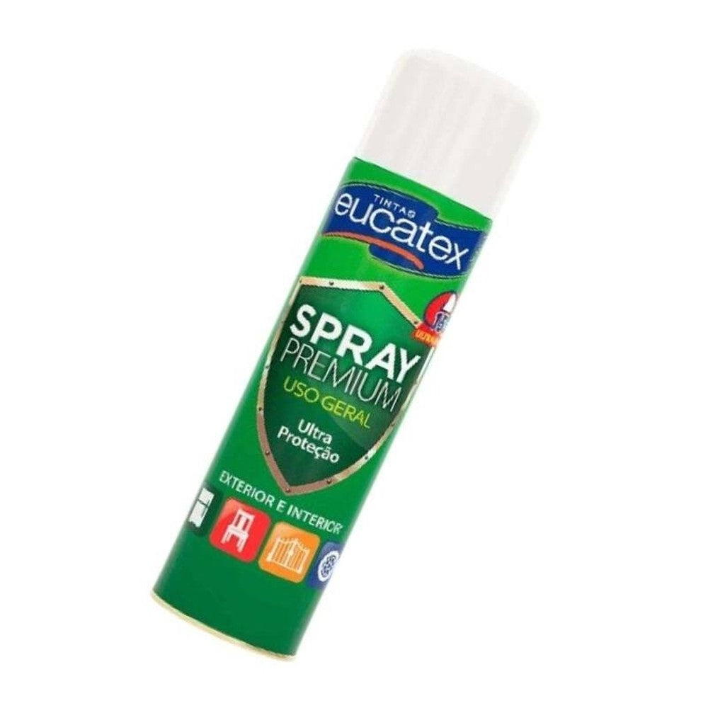 Spray Multiuso Premium Brilhante Eucatex 400ml Branco