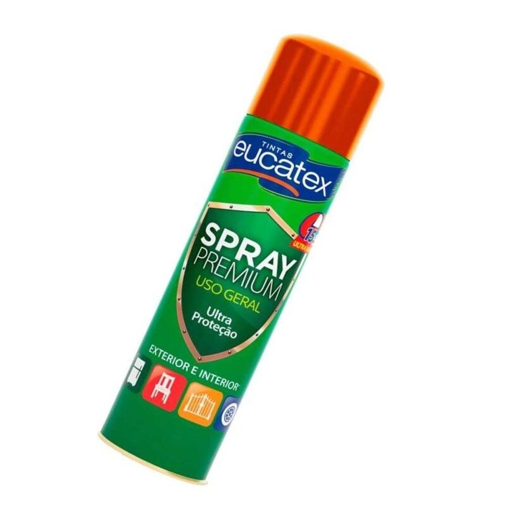 Spray Metalizada Premium Eucatex 400ml Cobre