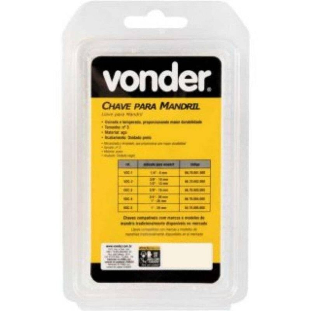 Chave Para Mandril VDC 3 Vonder