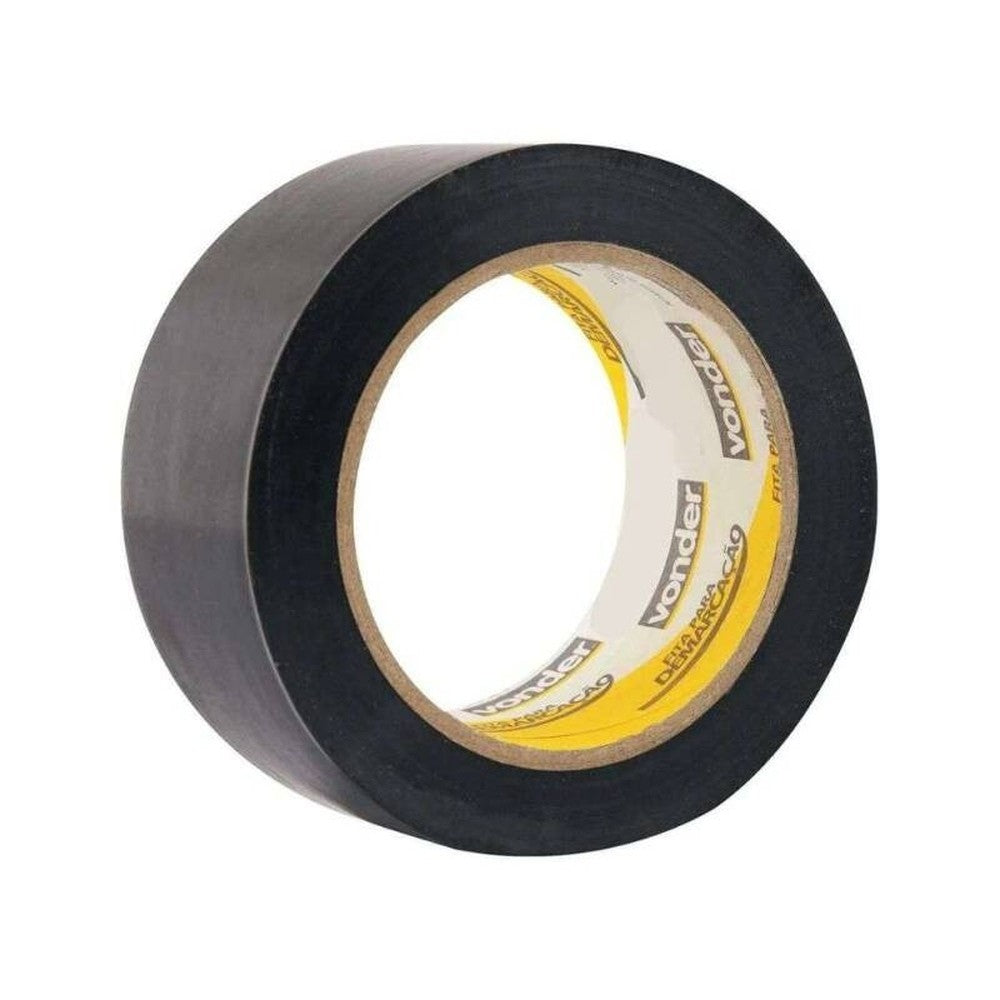 Fita Demarcação de Solo 48mmx30m Preta Vonder
