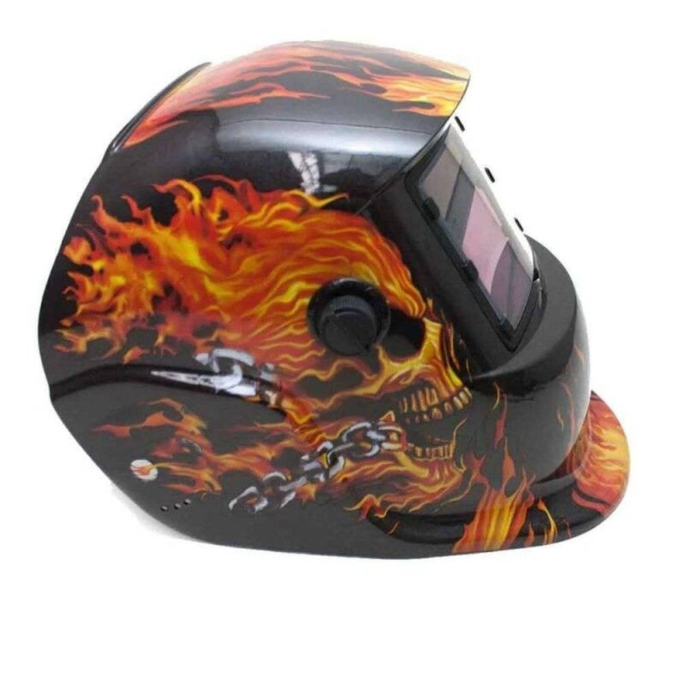 Máscara De Solda Automática SkullChamas Vortech