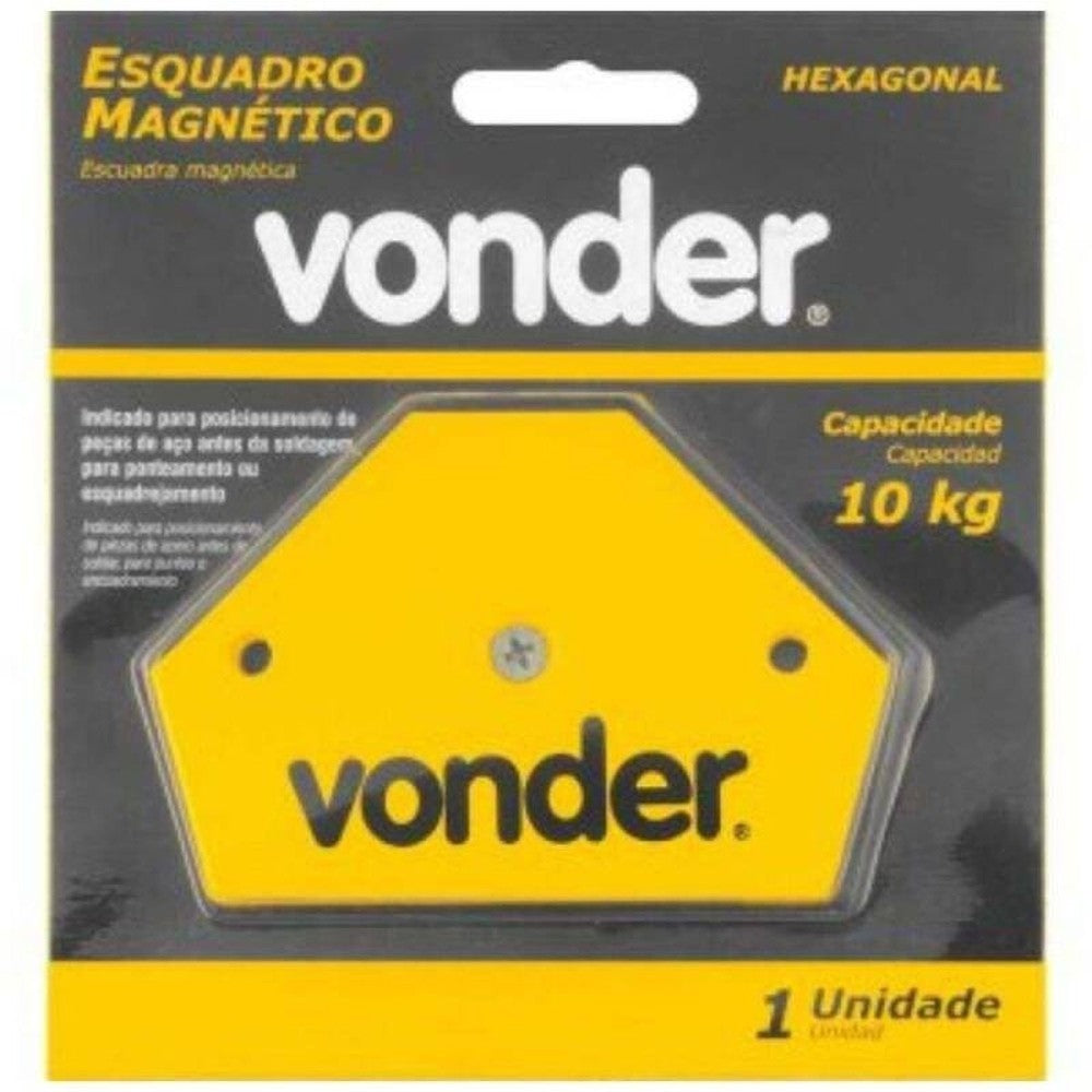 Esquadro Magnético 10Kg Hexagonal Vonder