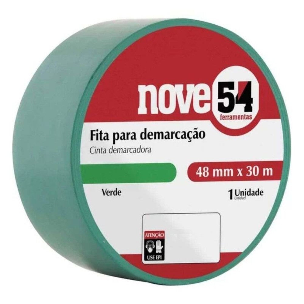 Fita Demarcação de Solo 48mmx30m Verde Nove54