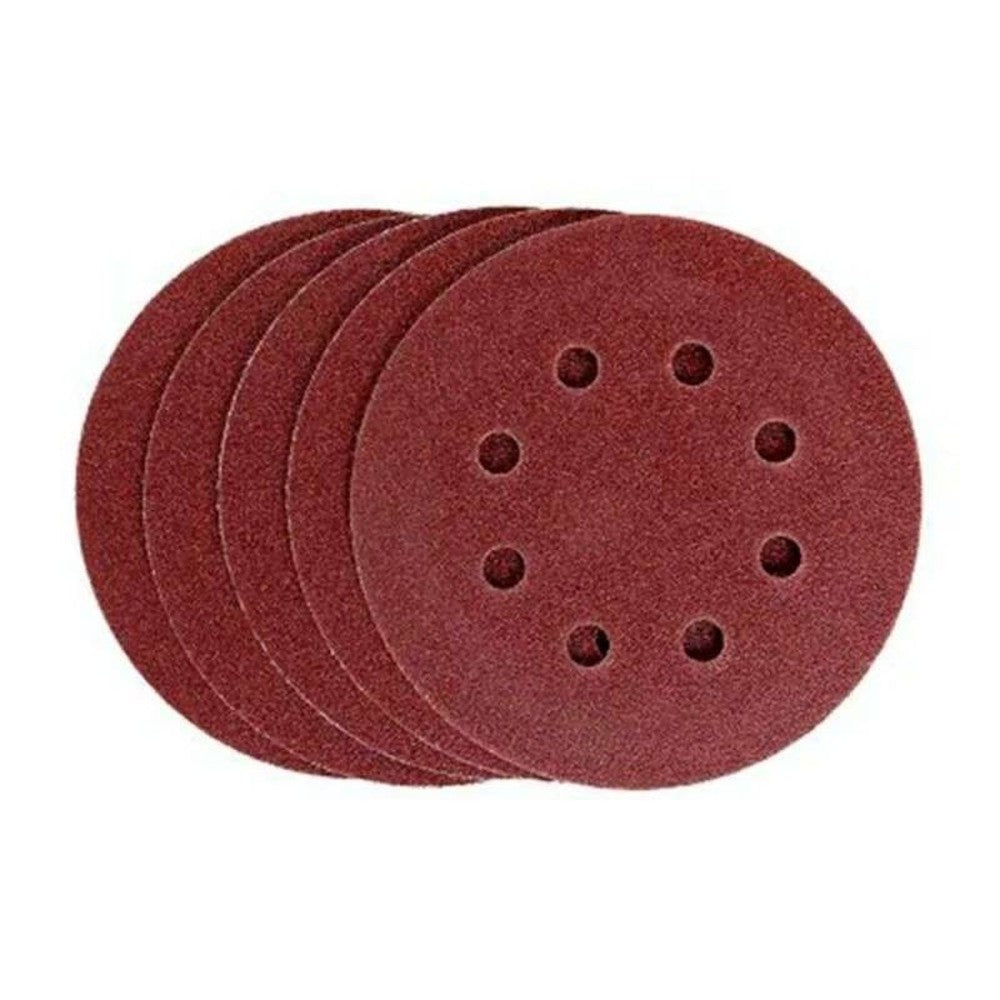 Disco Lixa Velcro 5" (125mm) Grão 40 Com 5 Peças MTX