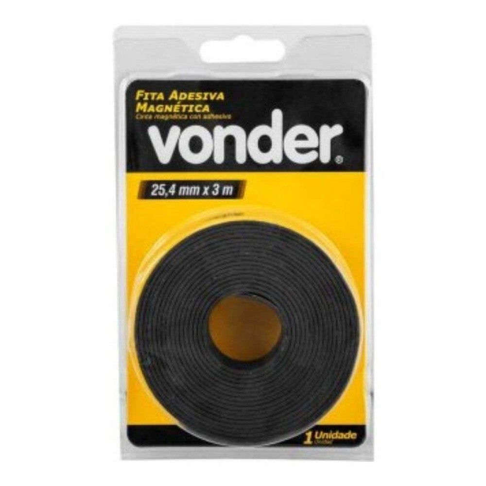 Fita Adesiva Magnética 254mmx3m Vonder