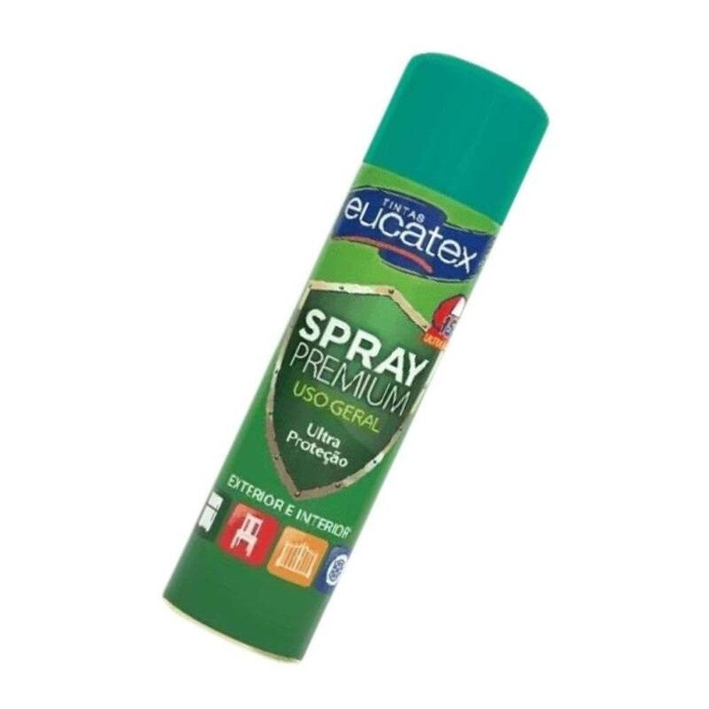 Spray Multiuso Premium Brilhante Eucatex 400ml Verde Claro