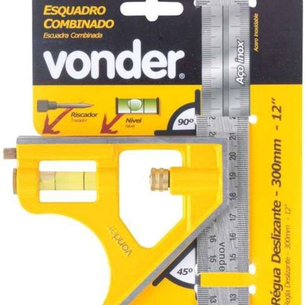 Esquadro Combinado 12" Vonder