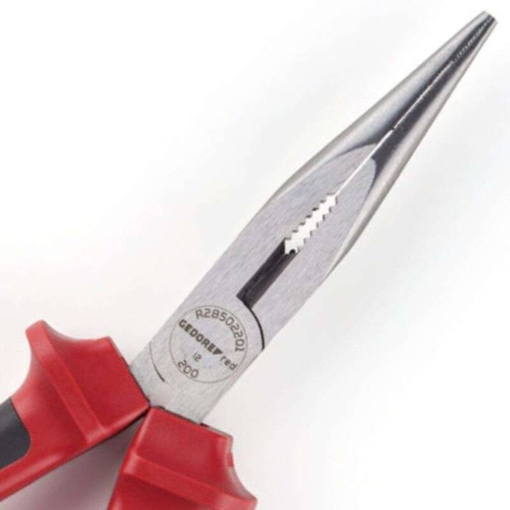 Alicate Bico Meia Cana Longo 8" Gedore Red