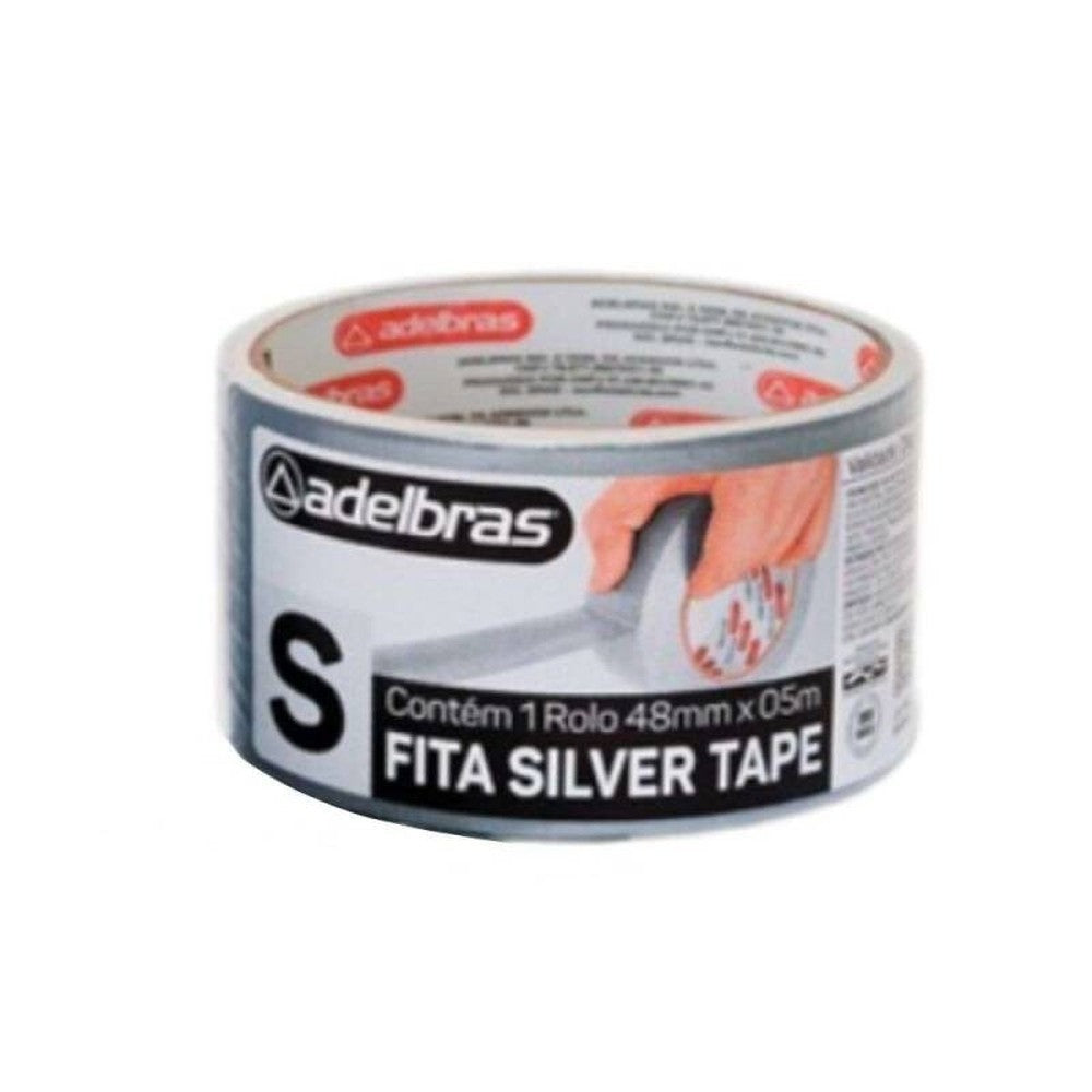 Fita Multiuso Silver Tape 48mmx50m Adelbras