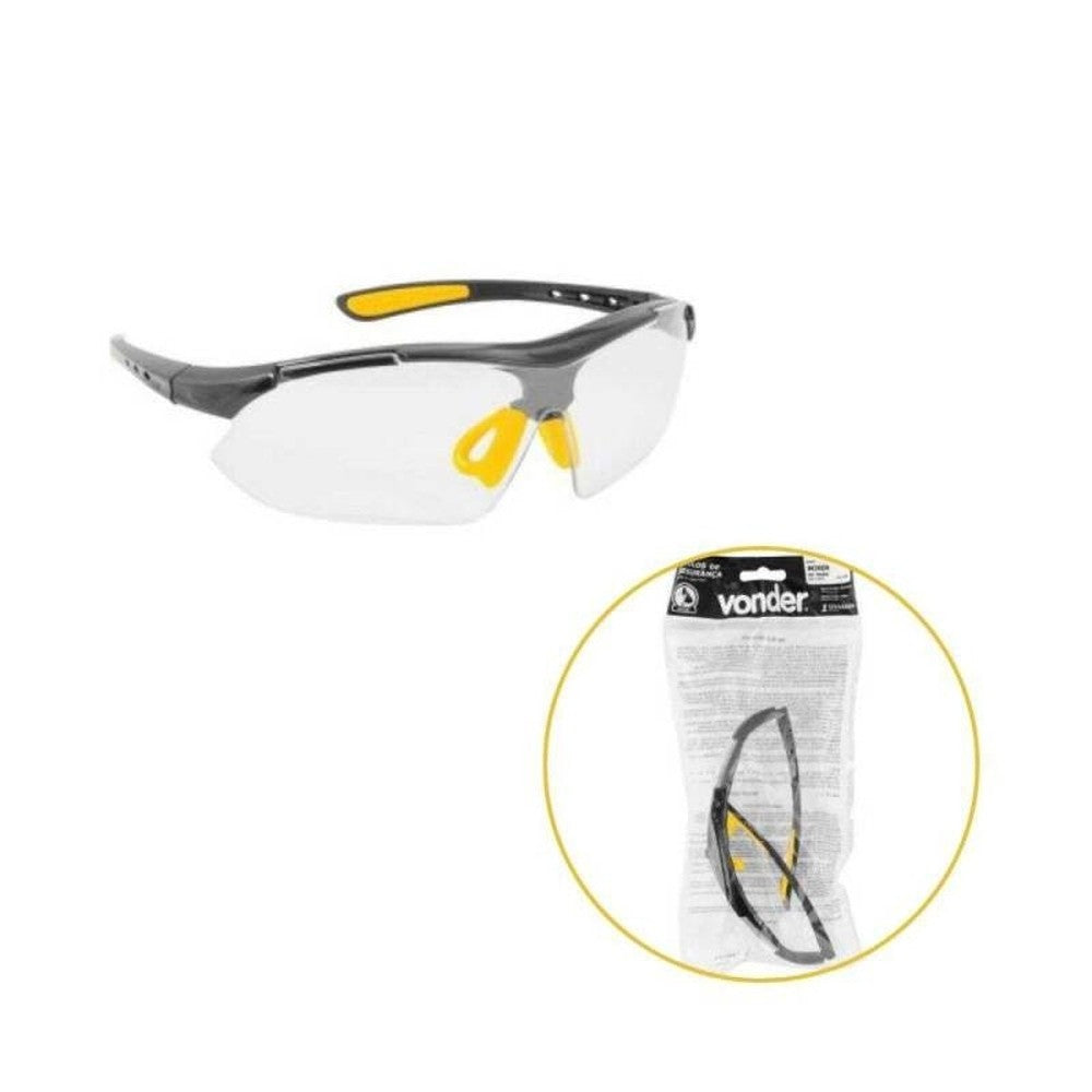 Óculos de Proteção Modelo Boxer Incolor Vonder