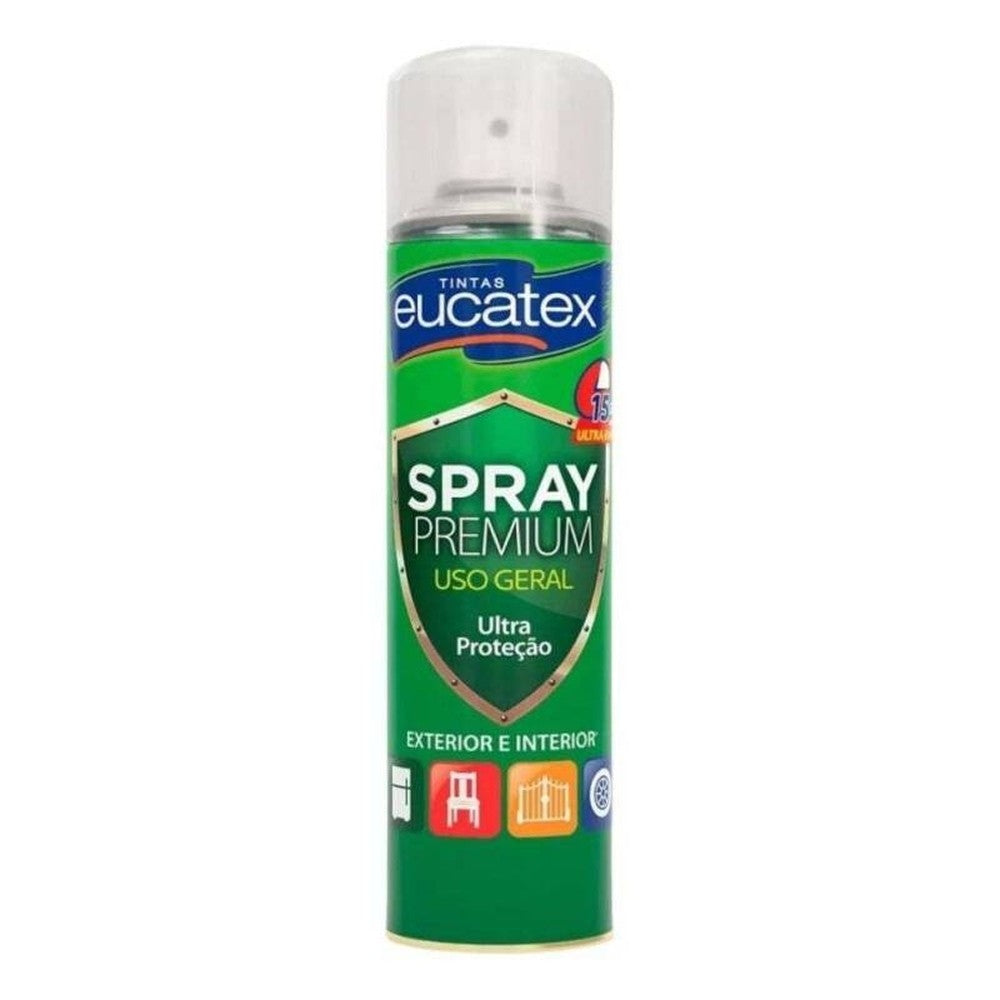 Spray Multiuso Premium Brilhante Eucatex 400ml Verniz Brilha