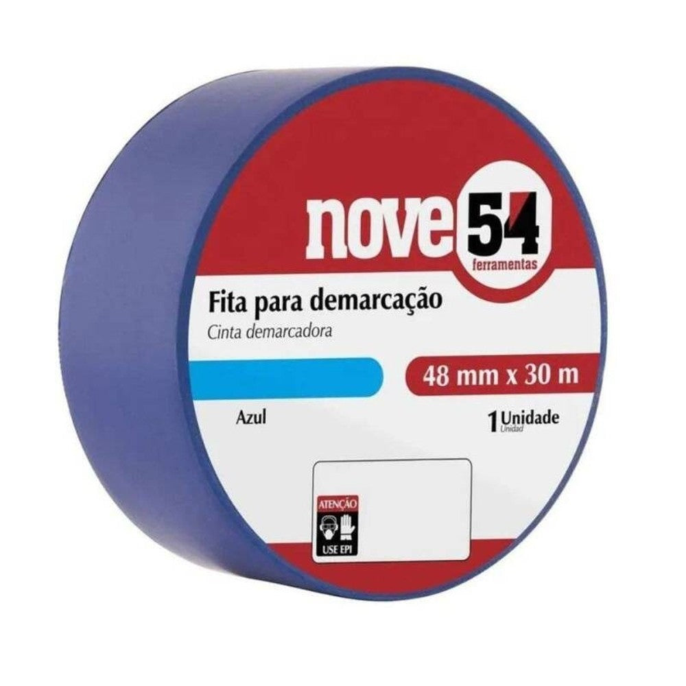 Fita Demarcação de Solo 48mmx30m Azul Nove54