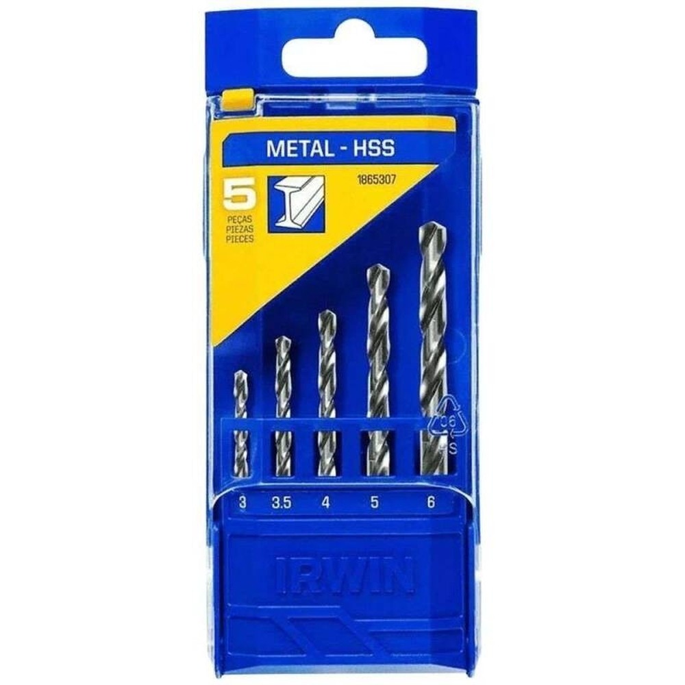 Jogo de Brocas Aço Rápido Irwin 30mm à 60mm - 5 Peças