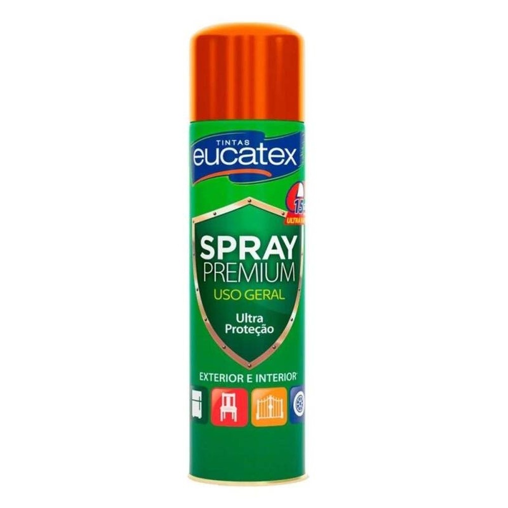 Spray Metalizada Premium Eucatex 400ml Cobre