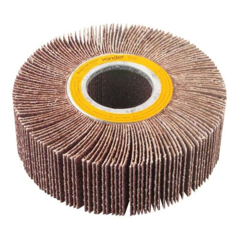 Roda De Lixa 150mm x 50mm Sem Haste Grão 50 Vonder
