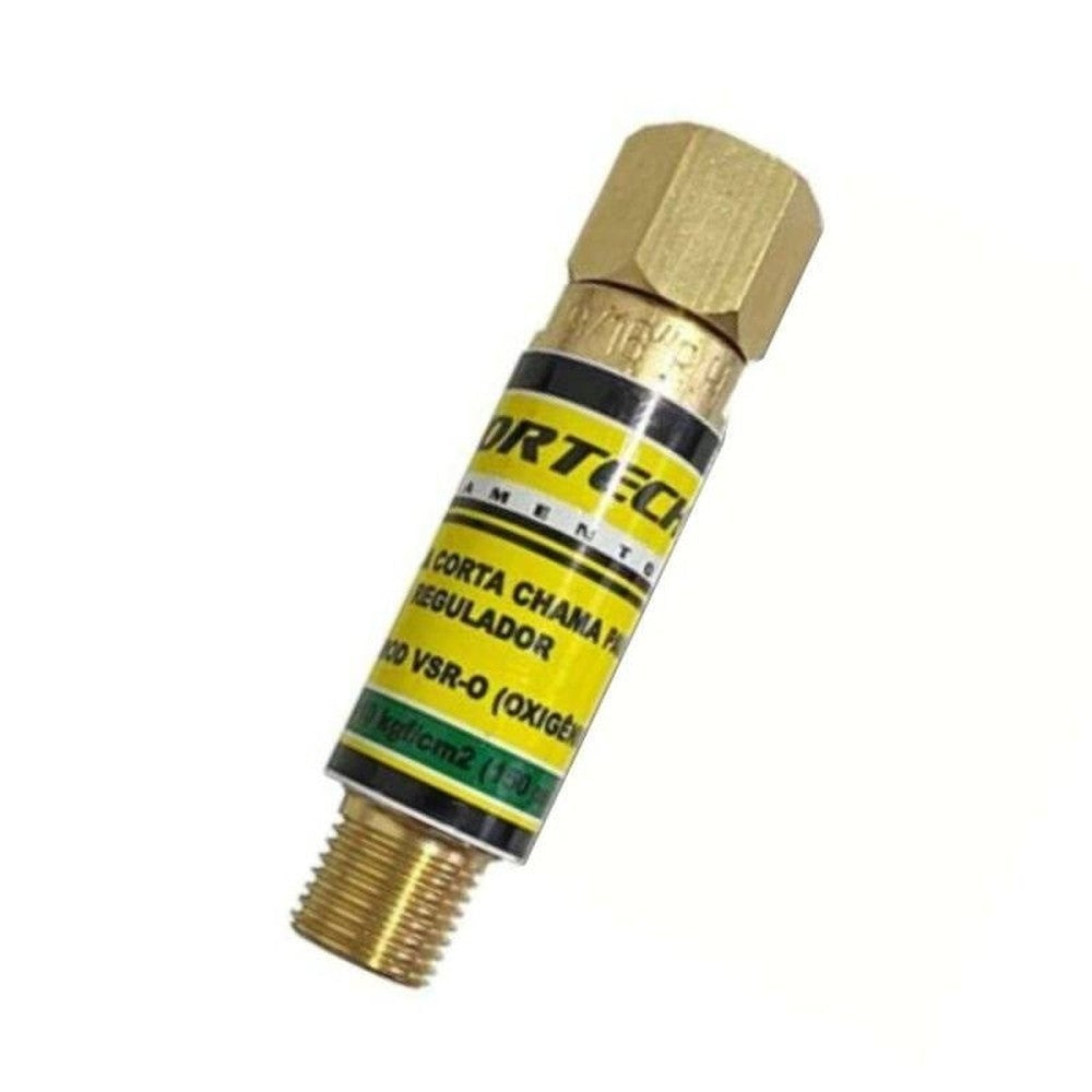 Válvula Corta Chama VSM-O Oxigênio 916" Maçarico Vortech