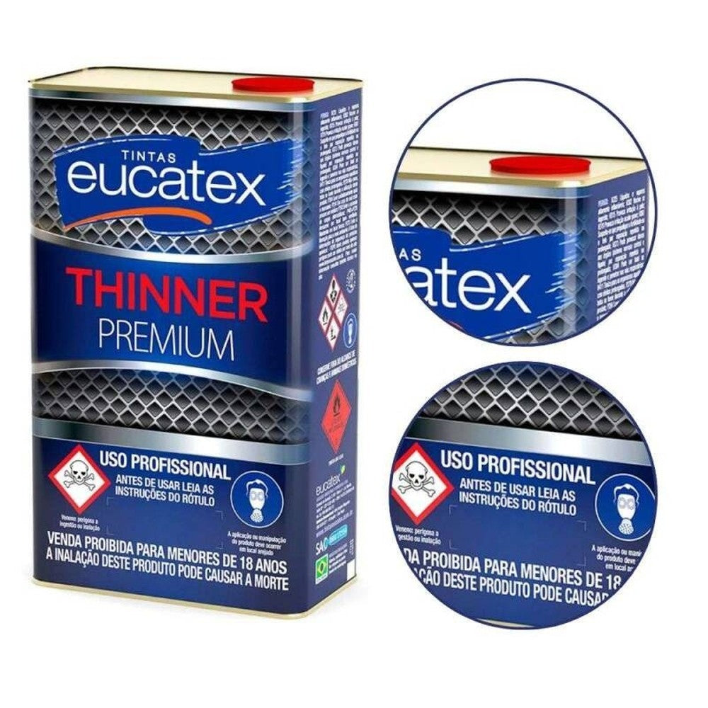 Diluente Thinner 9800 5 Litros Eucatex