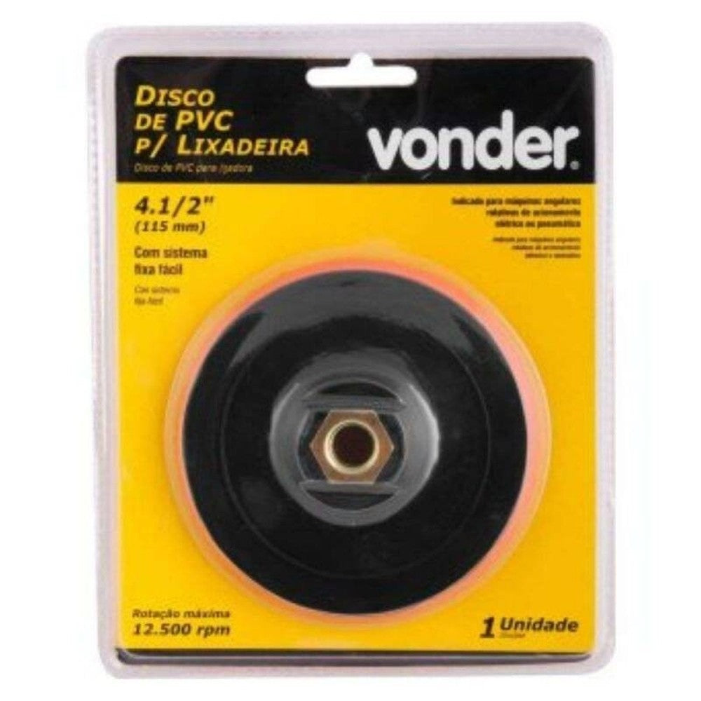 Disco de PVC Para Lixadeira Fixa Fácil 412" Vonder