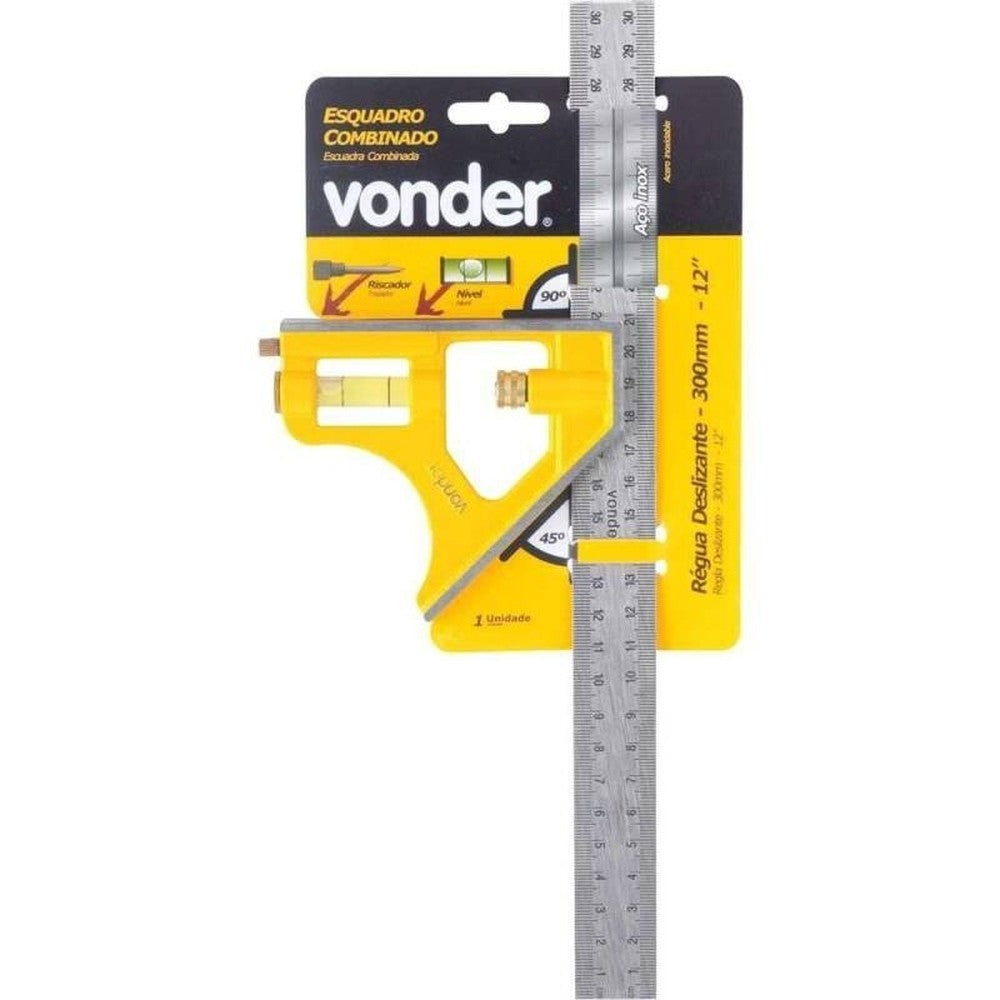 Esquadro Combinado 12" Vonder