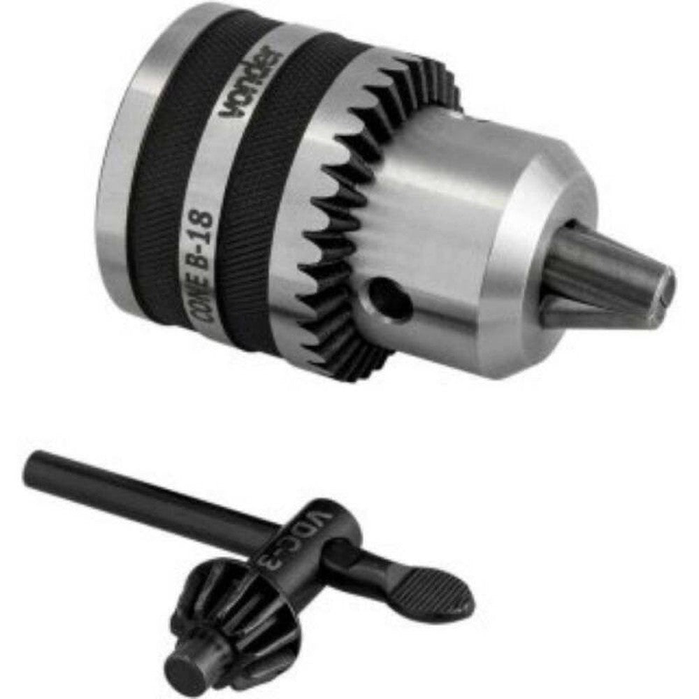 Mandril Industrial Com Chave 10 à 16mm - Encaixe Cone B18 V