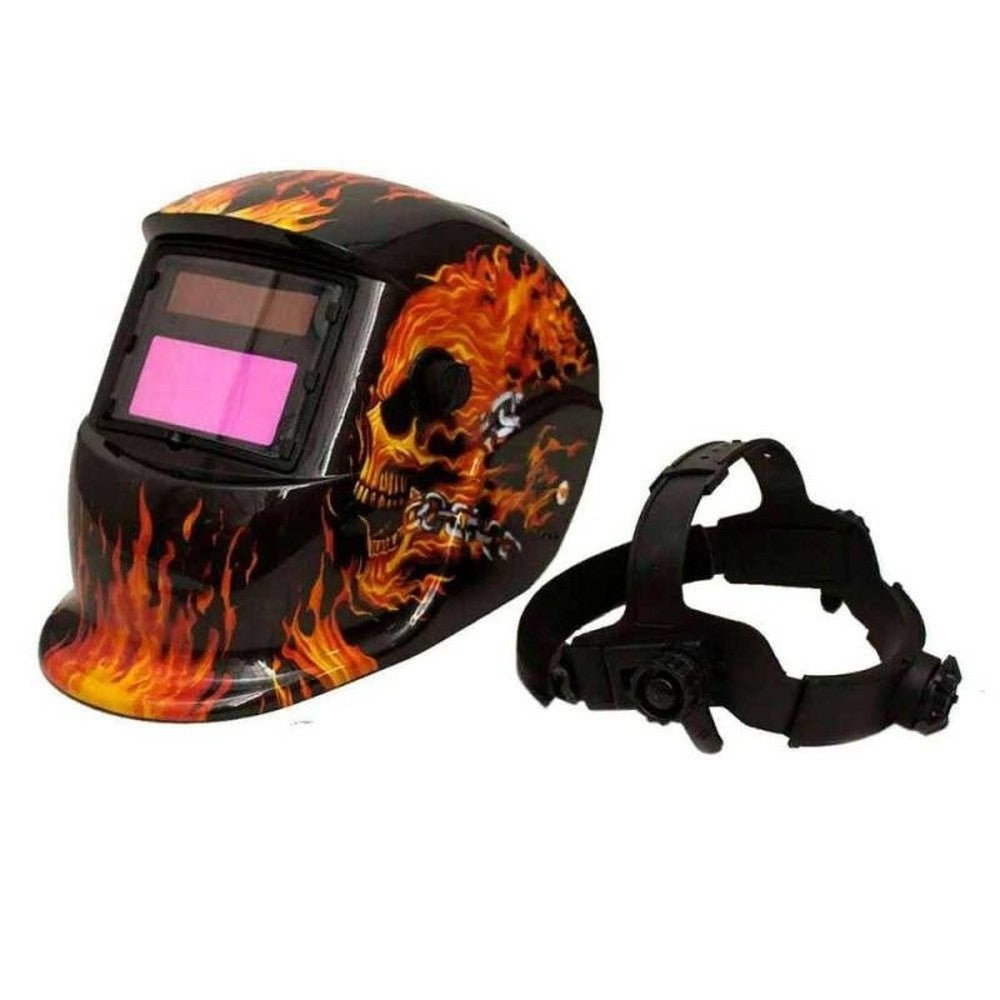Máscara De Solda Automática SkullChamas Vortech