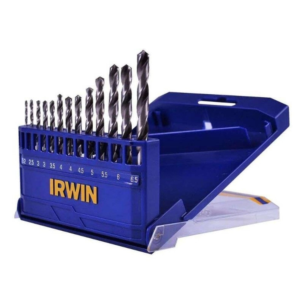 Jogo de Brocas Aço Rápido Irwin 15mm à 65mm - 13 Peças