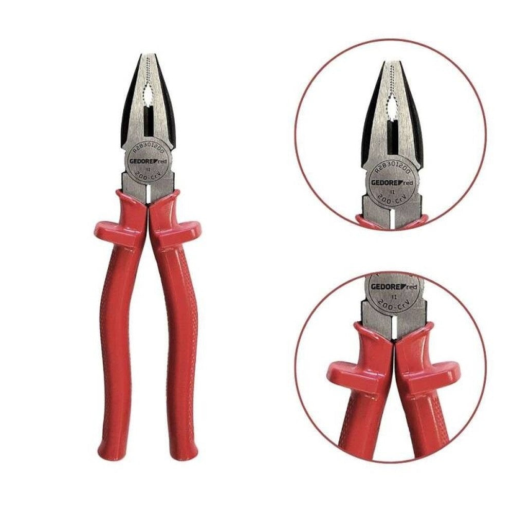 Alicate Universal 8" Isolado 1000v Gedore Red