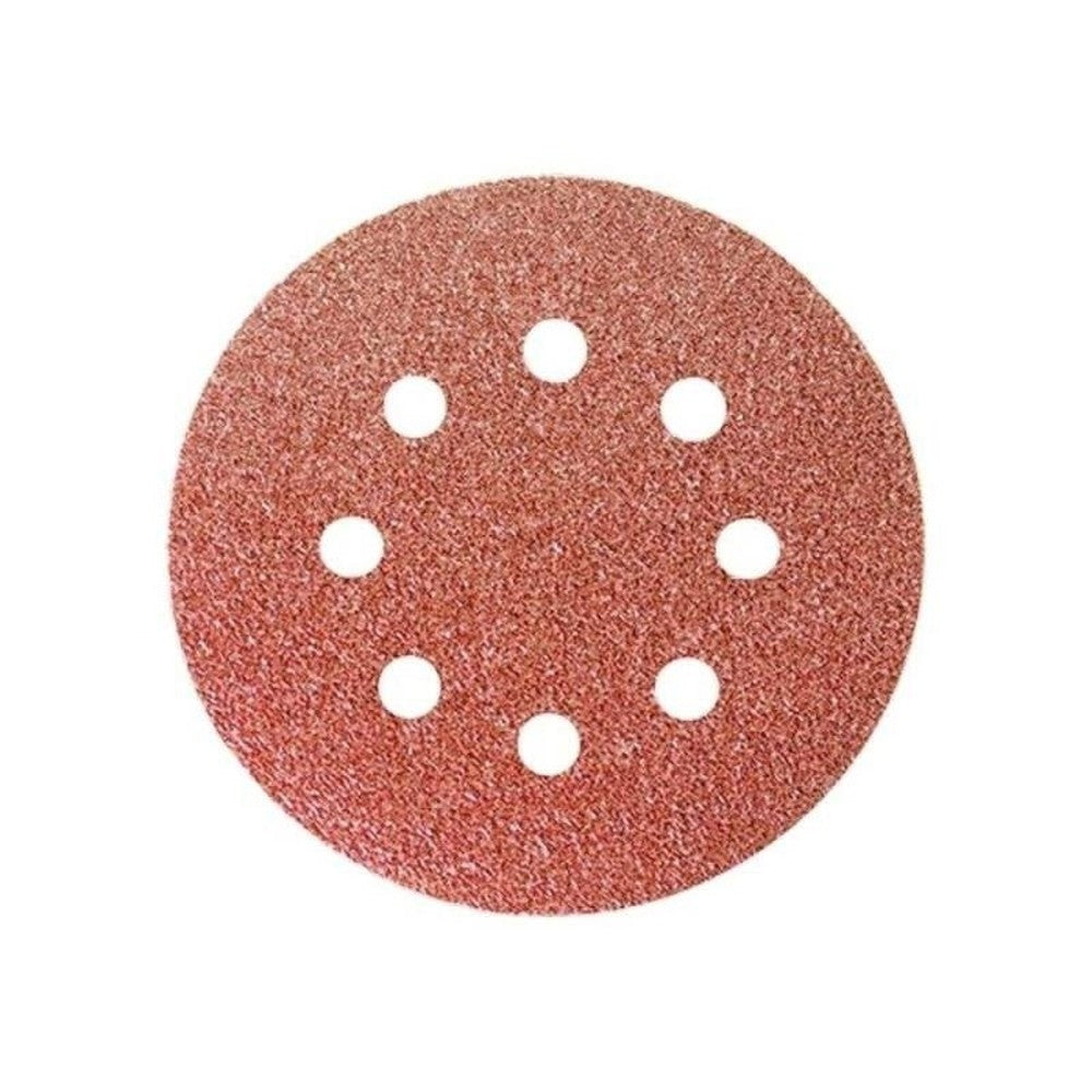 Disco Lixa Velcro 5" (125mm) Grão 36 Com 5 Peças MTX