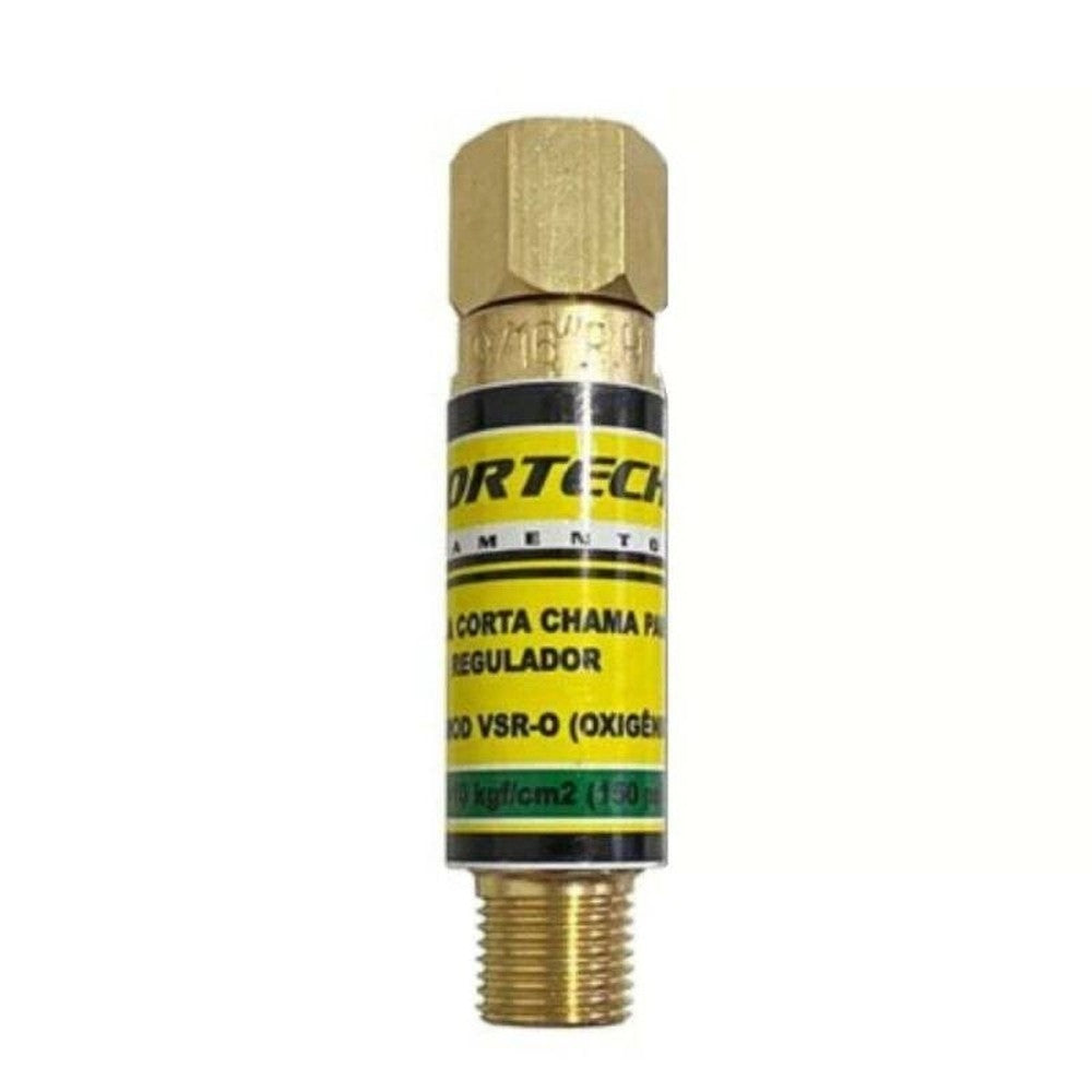 Válvula Corta Chama VSM-O Oxigênio 916" Maçarico Vortech