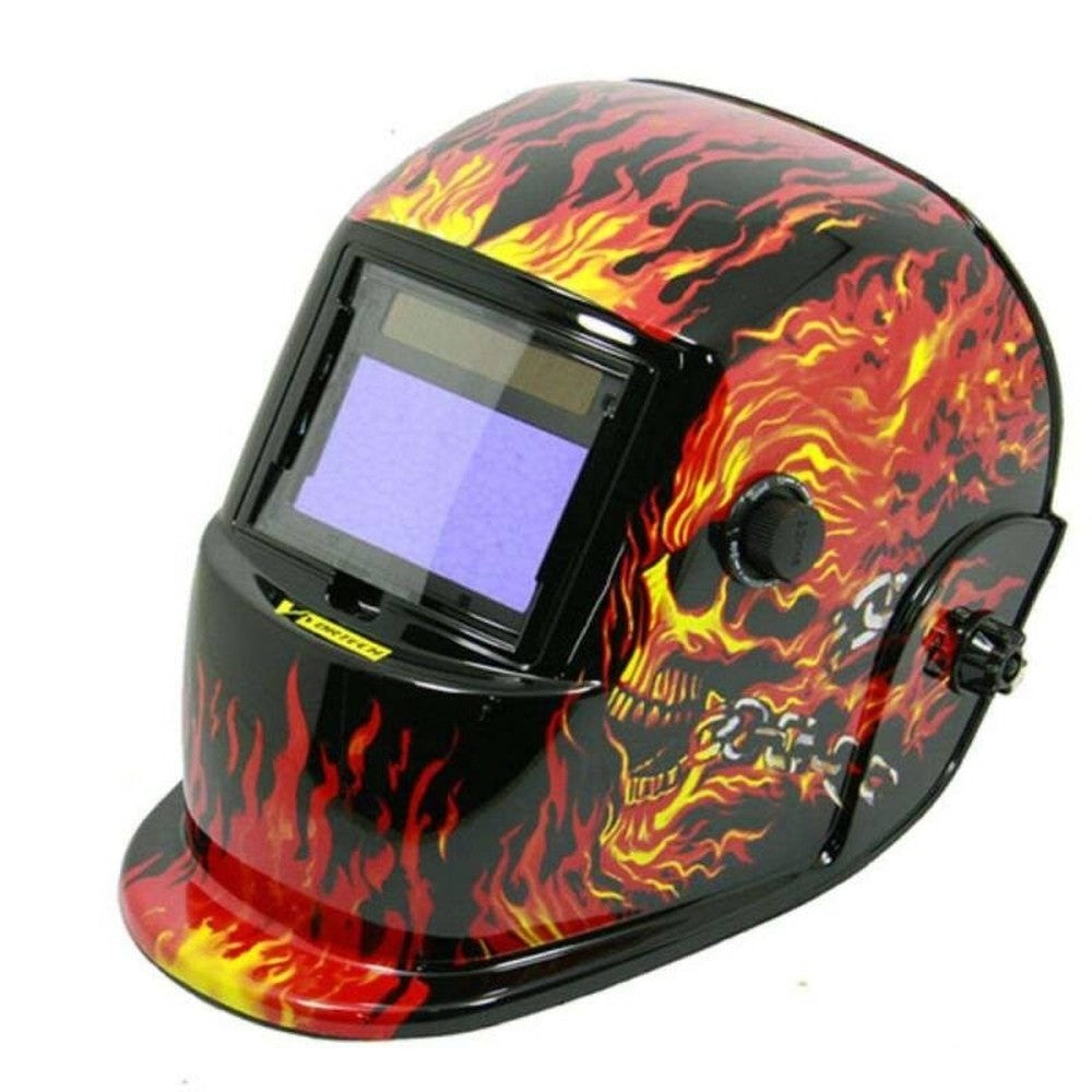 Máscara De Solda Automática SkullChamas Vortech